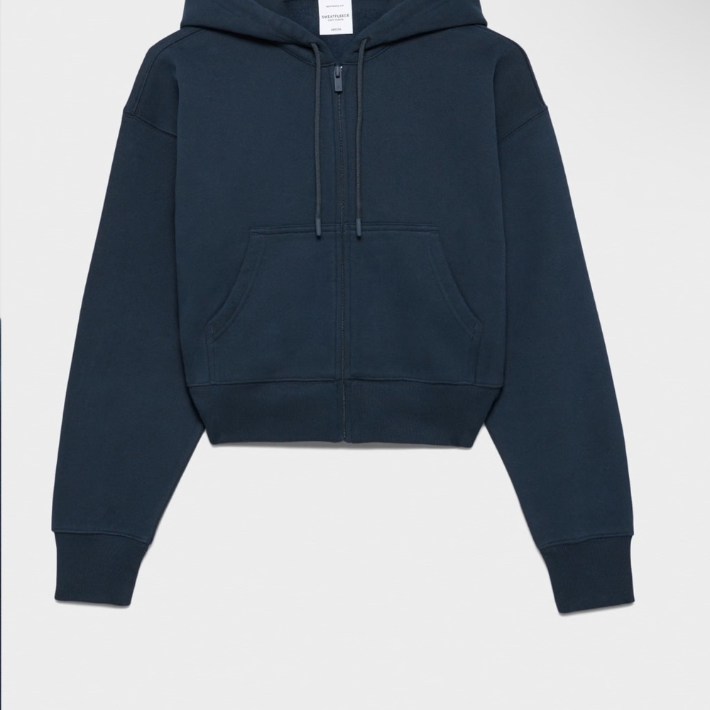 Aritzia Cozy Fleece Boyfriend Boxy Zip Hoodie